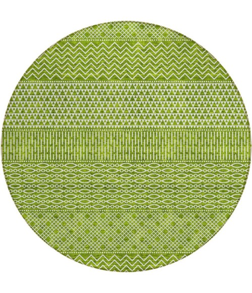 Addison Chantille ACN939-Lime 8 ft. X 8 ft. Round Rug