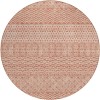 Addison Chantille ACN939-Salmon 8 ft. X 8 ft. Round Rug