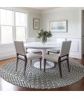 Addison Chantille ACN939-White 8 ft. X 8 ft. Round Rug