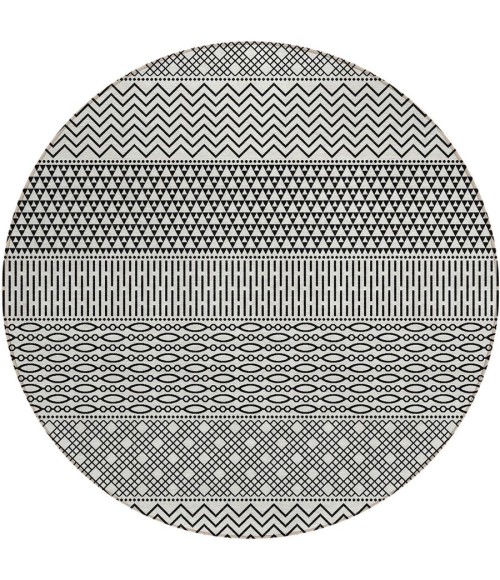 Addison Chantille ACN939-White 8 ft. X 8 ft. Round Rug