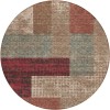 Addison Chantille ACN941-Mocha 8 ft. X 8 ft. Round Rug