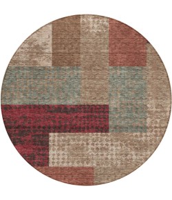 Addison Chantille ACN941-Mocha 8 ft. X 8 ft. Round Rug
