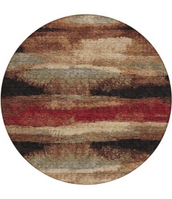 Addison Chantille ACN942-Mocha 8 ft. X 8 ft. Round Rug