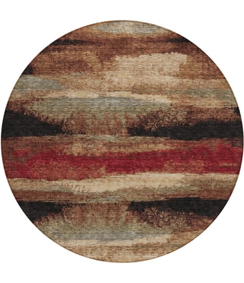 Addison Chantille ACN942-Mocha 8 ft. X 8 ft. Round Rug