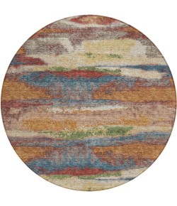 Addison Chantille ACN942-Paprika 8 ft. X 8 ft. Round Rug