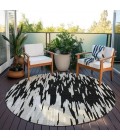 Addison Chantille ACN945-Black 8 ft. X 8 ft. Round Rug