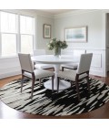 Addison Chantille ACN945-Black 8 ft. X 8 ft. Round Rug