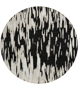 Addison Chantille ACN945-Black 8 ft. X 8 ft. Round Rug