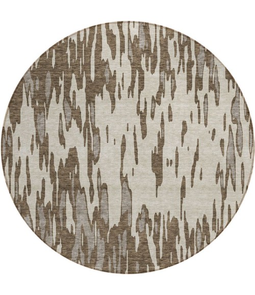 Addison Chantille ACN945-Brown 8 ft. X 8 ft. Round Rug