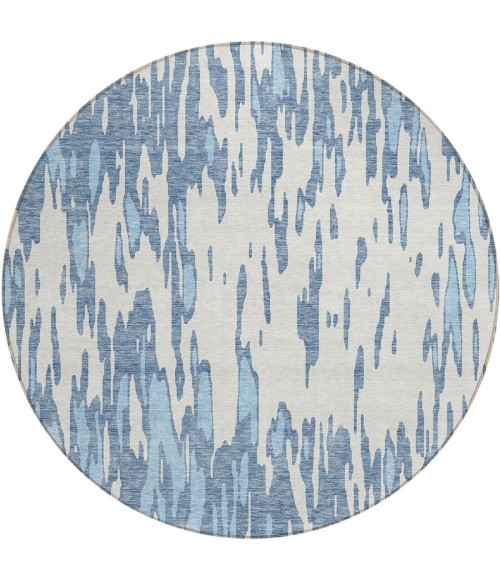 Addison Chantille ACN945-Denim 8 ft. X 8 ft. Round Rug