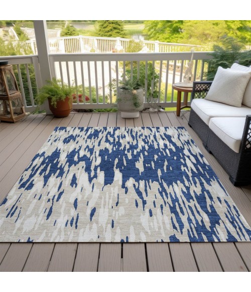 Addison Chantille ACN945-Navy 5 ft. X 7 ft. 6 in. Rectangle Rug