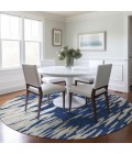 Addison Chantille ACN945-Navy 8 ft. X 8 ft. Round Rug