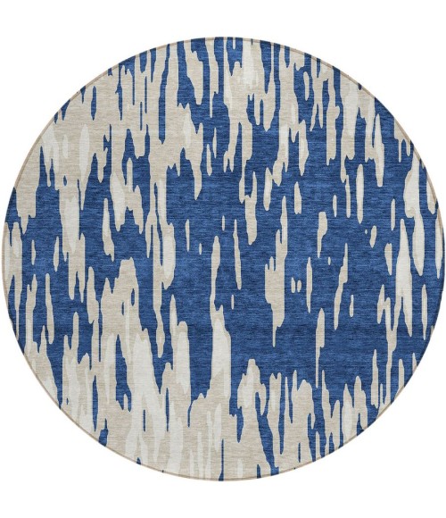 Addison Chantille ACN945-Navy 8 ft. X 8 ft. Round Rug