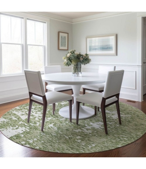 Addison Chantille ACN946-Aloe 8 ft. X 8 ft. Round Rug