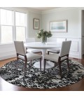 Addison Chantille ACN946-Black 8 ft. X 8 ft. Round Rug