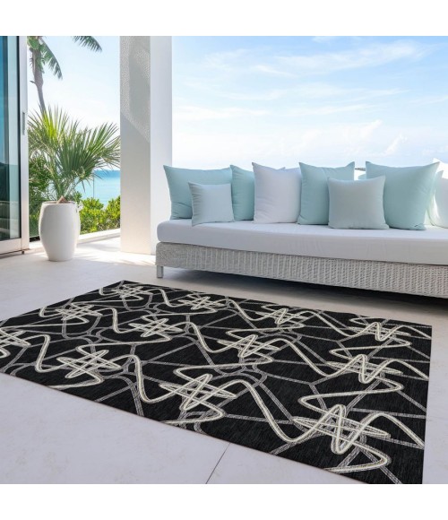 Addison Chantille ACN947-Black 5 ft. X 7 ft. 6 in. Rectangle Rug