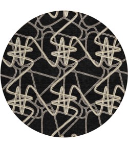 Addison Chantille ACN947-Black 8 ft. X 8 ft. Round Rug