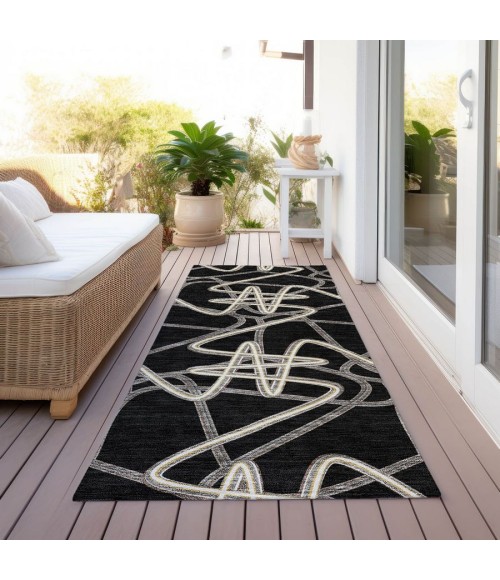 Addison Chantille ACN947-Black 2 ft. 3 in. X 7 ft. 6 in. Rectangle Rug