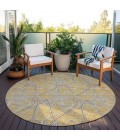 Addison Chantille ACN947-Gold 8 ft. X 8 ft. Round Rug