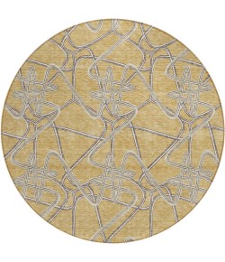 Addison Chantille ACN947-Gold 8 ft. X 8 ft. Round Rug