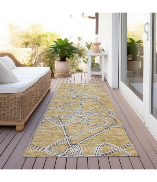 Addison Chantille ACN947-Gold 2 ft. 3 in. X 7 ft. 6 in. Rectangle Rug