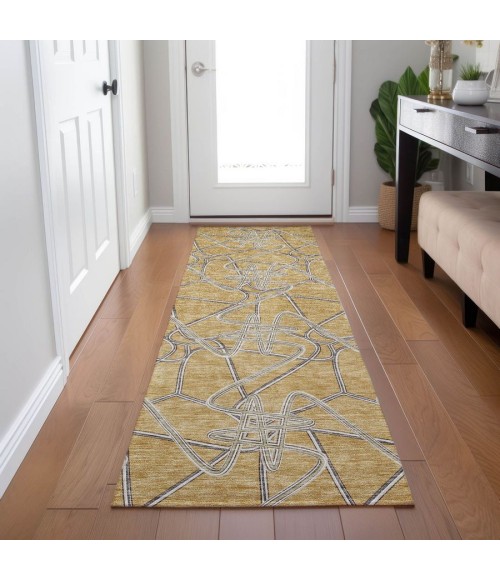 Addison Chantille ACN947-Gold 2 ft. 3 in. X 7 ft. 6 in. Rectangle Rug