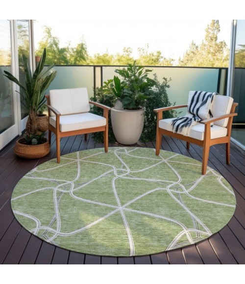 Addison Chantille ACN948-Aloe 8 ft. X 8 ft. Round Rug