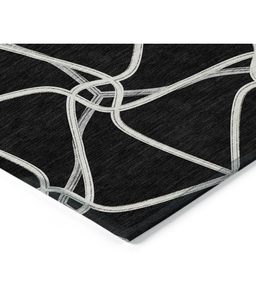 Addison Chantille ACN948-Black 8 ft. X 8 ft. Round Rug