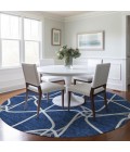Addison Chantille ACN948-Blue 8 ft. X 8 ft. Round Rug