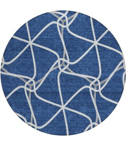 Addison Chantille ACN948-Blue 8 ft. X 8 ft. Round Rug
