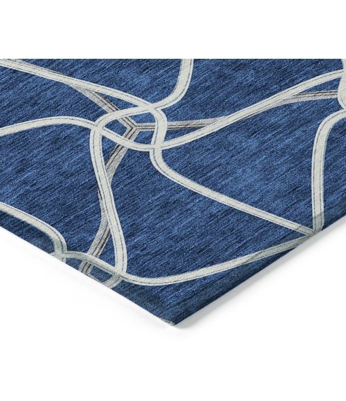 Addison Chantille ACN948-Blue 8 ft. X 8 ft. Round Rug