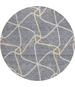 Addison Chantille ACN948-Gray 8 ft. X 8 ft. Round Rug