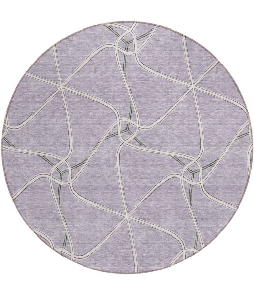 Addison Chantille ACN948-Lavender 8 ft. X 8 ft. Round Rug