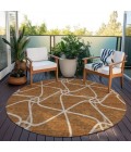 Addison Chantille ACN948-Paprika 8 ft. X 8 ft. Round Rug