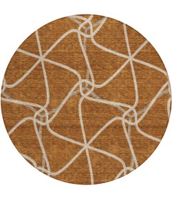Addison Chantille ACN948-Paprika 8 ft. X 8 ft. Round Rug