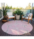 Addison Chantille ACN948-Pink 8 ft. X 8 ft. Round Rug