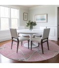 Addison Chantille ACN948-Pink 8 ft. X 8 ft. Round Rug