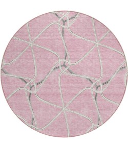 Addison Chantille ACN948-Pink 8 ft. X 8 ft. Round Rug