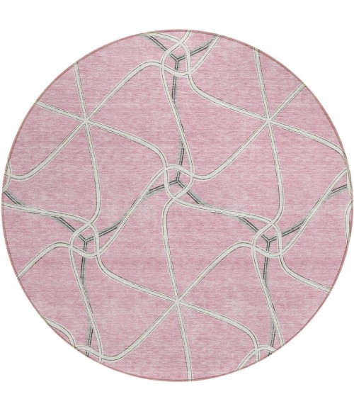 Addison Chantille ACN948-Pink 8 ft. X 8 ft. Round Rug