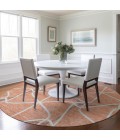 Addison Chantille ACN948-Salmon 8 ft. X 8 ft. Round Rug