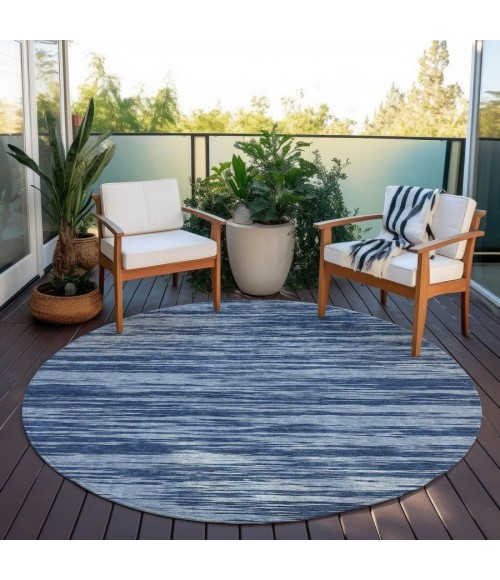 Addison Chantille ACN951-Blue 8 ft. X 8 ft. Round Rug