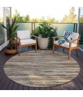Addison Chantille ACN951-Brown 8 ft. X 8 ft. Round Rug