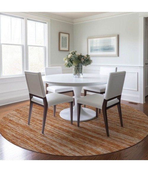 Addison Chantille ACN951-Copper 8 ft. X 8 ft. Round Rug