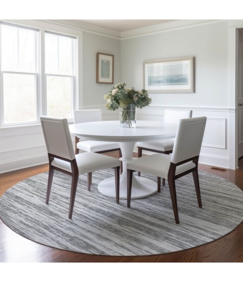 Addison Chantille ACN951-Gray 8 ft. X 8 ft. Round Rug