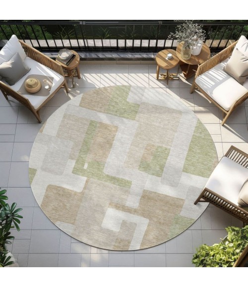 Addison Chantille ACN955-Beige 8 ft. X 8 ft. Round Rug