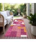 Addison Chantille ACN955-Pink 2 ft. 3 in. X 7 ft. 6 in. Rectangle Rug