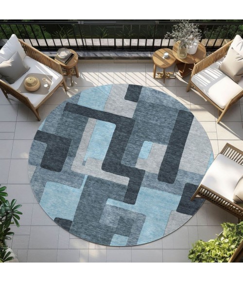 Addison Chantille ACN955-Sky 8 ft. X 8 ft. Round Rug