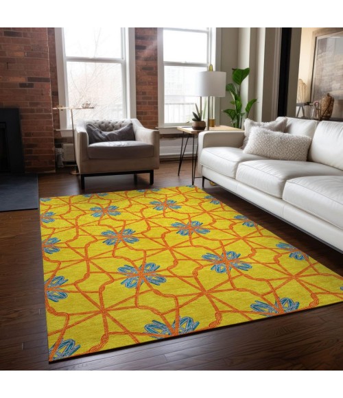 Addison Chantille ACN958-Yellow 8 ft. X 10 ft. Rectangle Rug