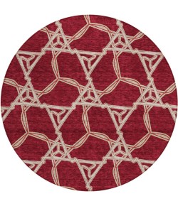 Addison Chantille ACN959-Burgundy 8 ft. X 8 ft. Round Rug
