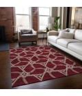 Addison Chantille ACN959-Burgundy 5 ft. X 7 ft. 6 in. Rectangle Rug